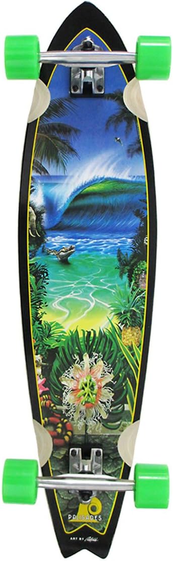Midnight Light Complete Skateboard, 9.5 x 38-Inch