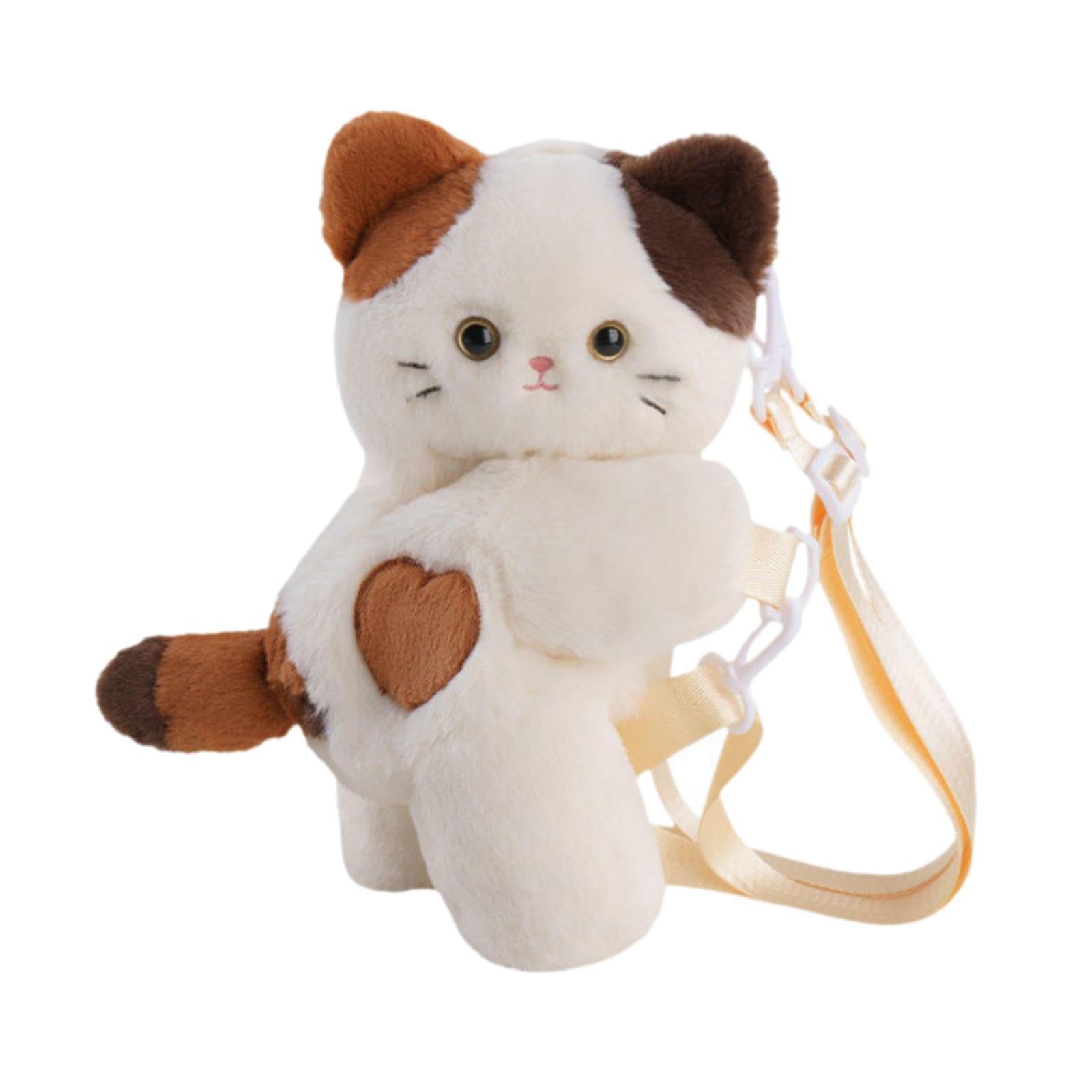 Plush Crossbody Bag Handbag Cute Shoulder Bag for Shopping Outdoor Commuting-image-27