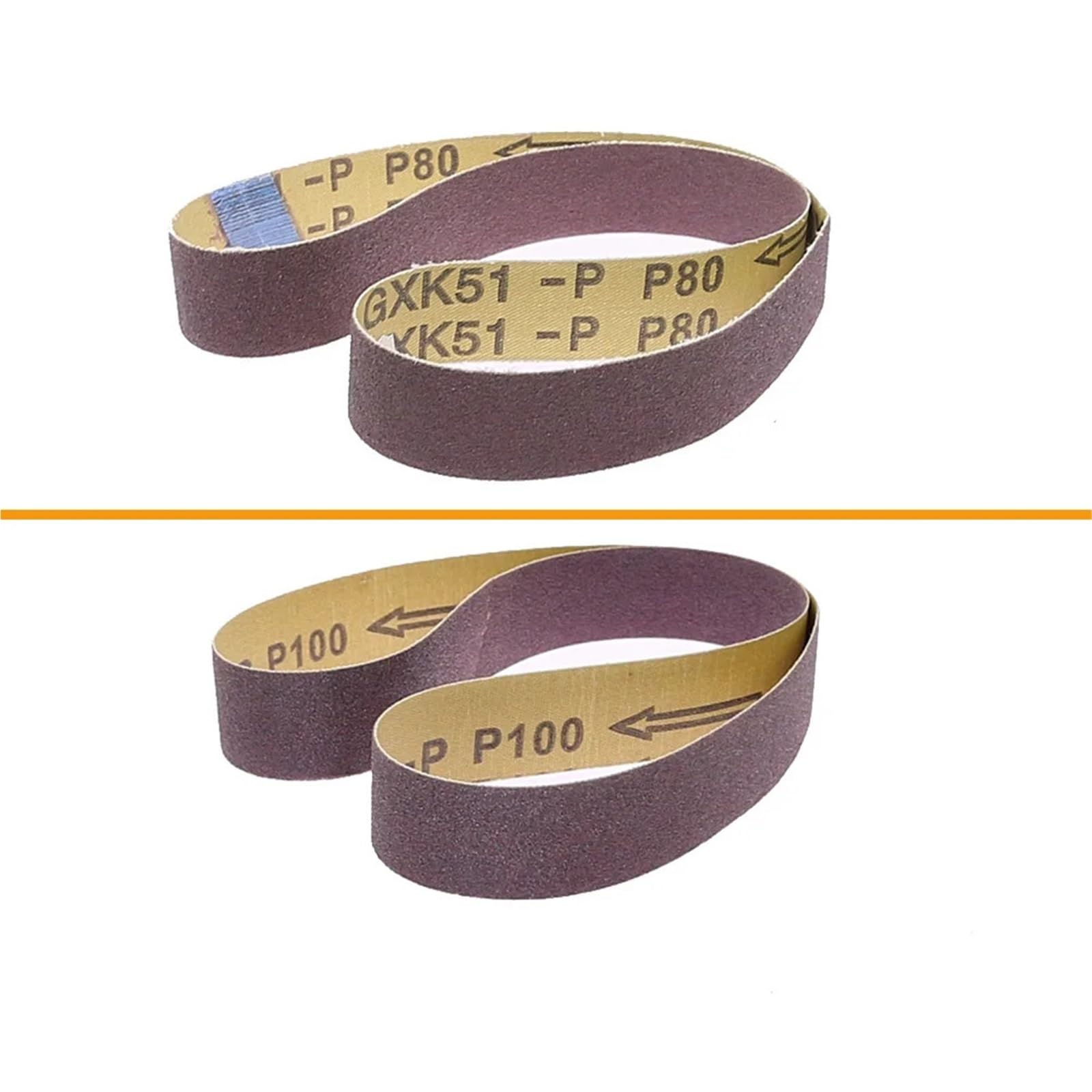 Banda De Lija Banda Lija Abrasiva 762x25mm 10 Piezas | 30x1 En Óxido De Aluminio P40-P800 for Metal Madera Plástico(P40 x 10 pcs)