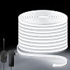 Outdoor Led Strip Lights Waterproof, 10M Dimmable 6000K LED Neon Rope Light Strips, IP67 White LED Strip Light, Suitable for Indoor and Outdoor Decorations [Energy Class F]