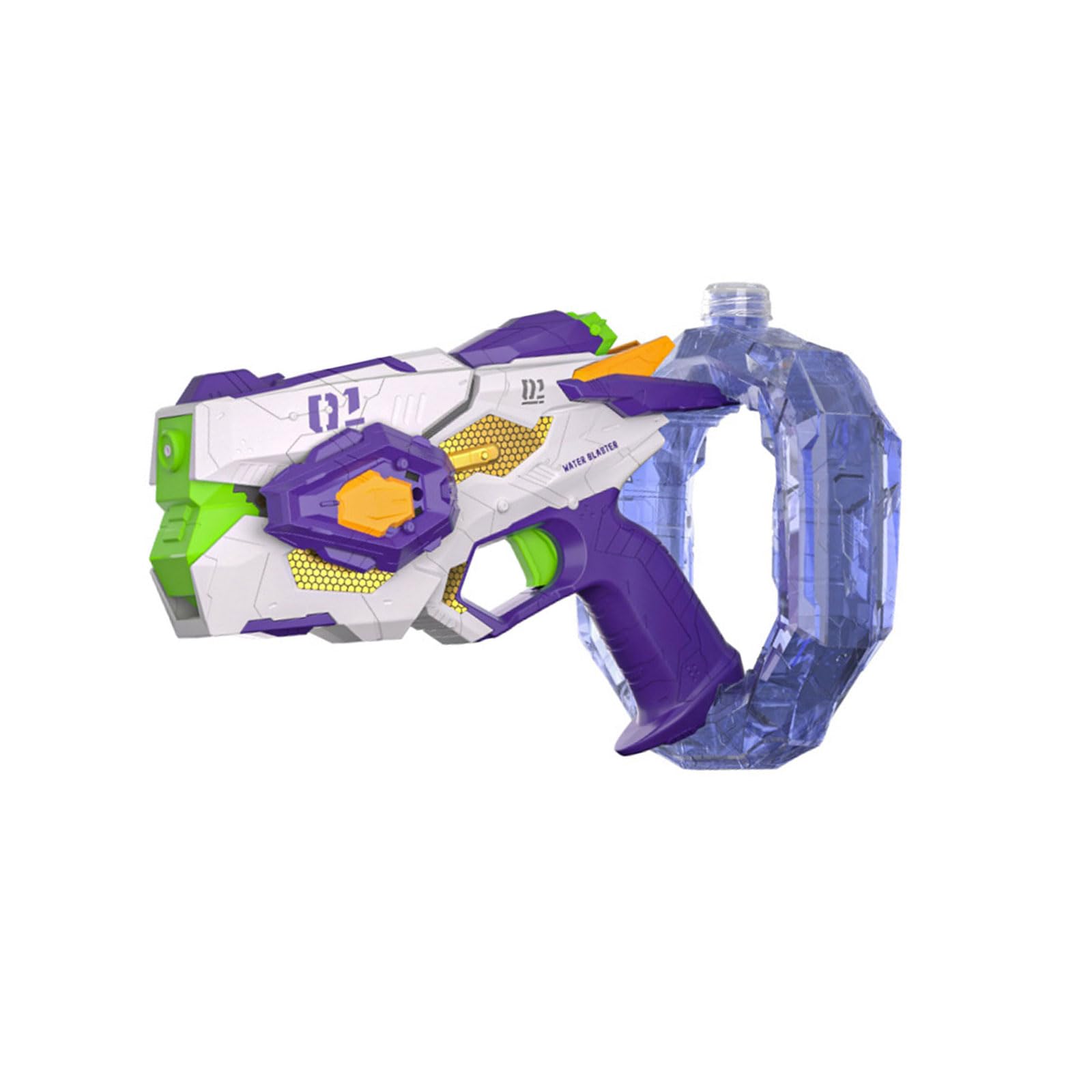 Mechanisches, automatisch abfeuerndes Wasserpistolen Spielzeug mit LED Licht und Tanks mit großem Fassungsvermögen für Outdoor Aktivitäten für Kinder Automatische Pistolen