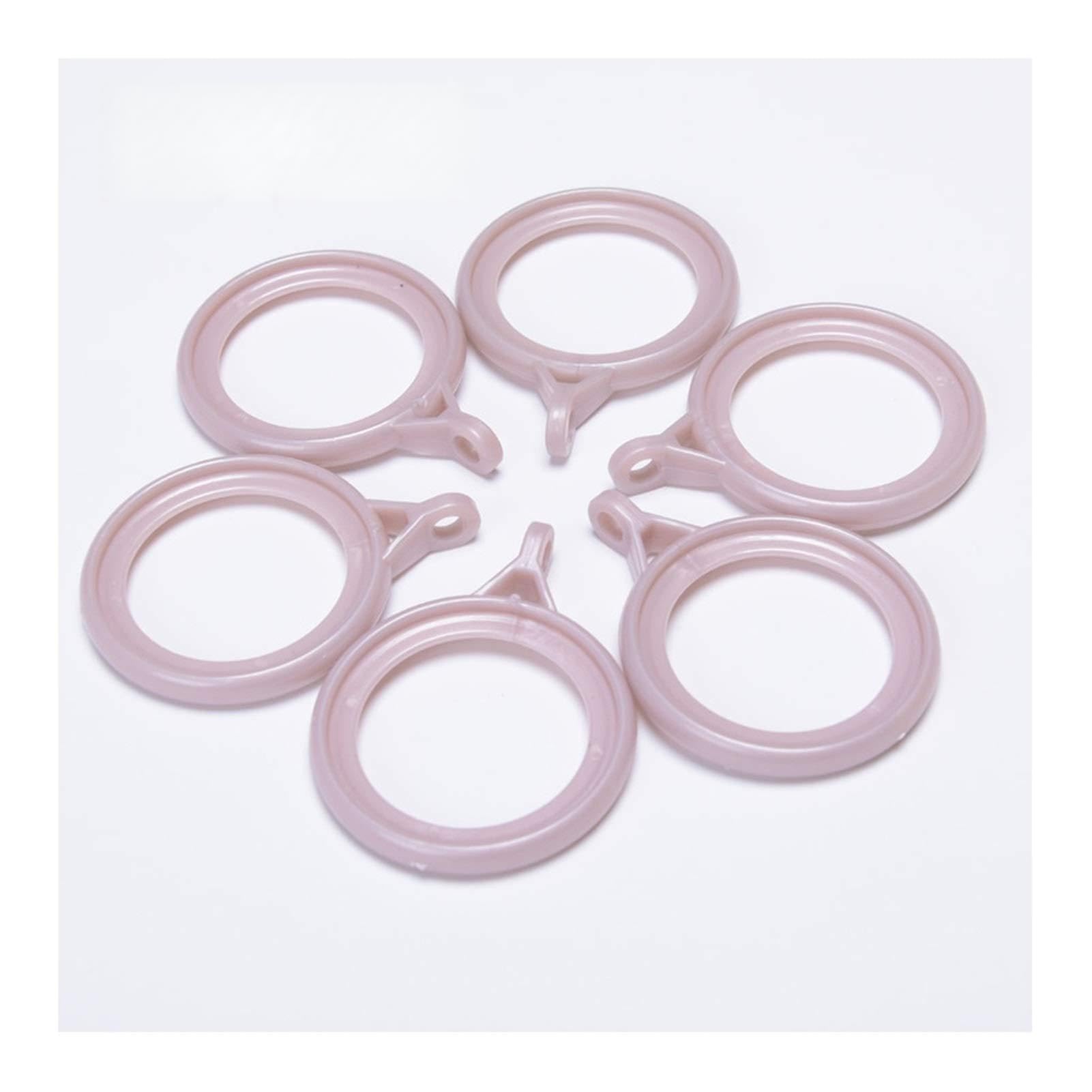 Anelli per Tende Plastica Silent Tenda Anello Doccia Sala Doccia Perforata Anello for Tende Accessori for Chiusura a Tenda A Gancio Anelli Clip Finestra(B)