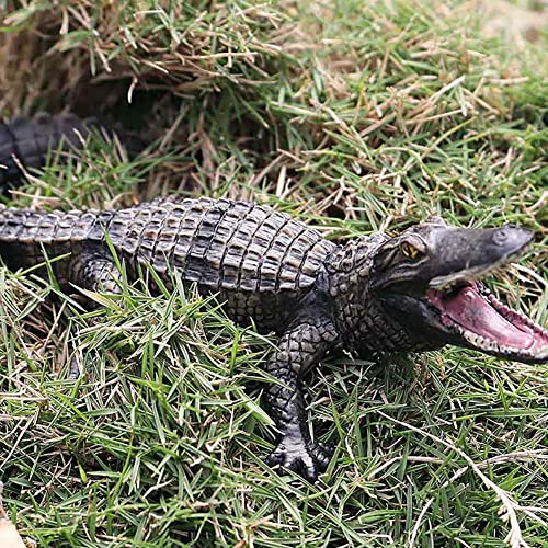 Blapnk 3 Pcs Simulated Crocodiles Model Figure Toy, Realistic Alligator Figurines Collection Playset Science Educational Props #TOP6