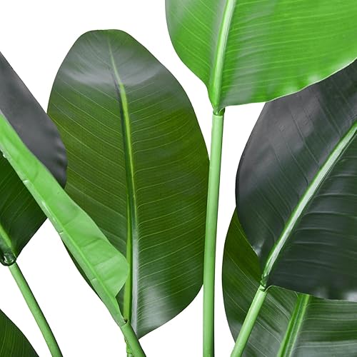 Miniatura 3 de HAIHONG Planta Artificial Ave del Paraíso, Árbol Falso con Hojas Realistas y Macetas Duraderas, Ramas que No Necesitan Ajuste Árbol Artificial para
