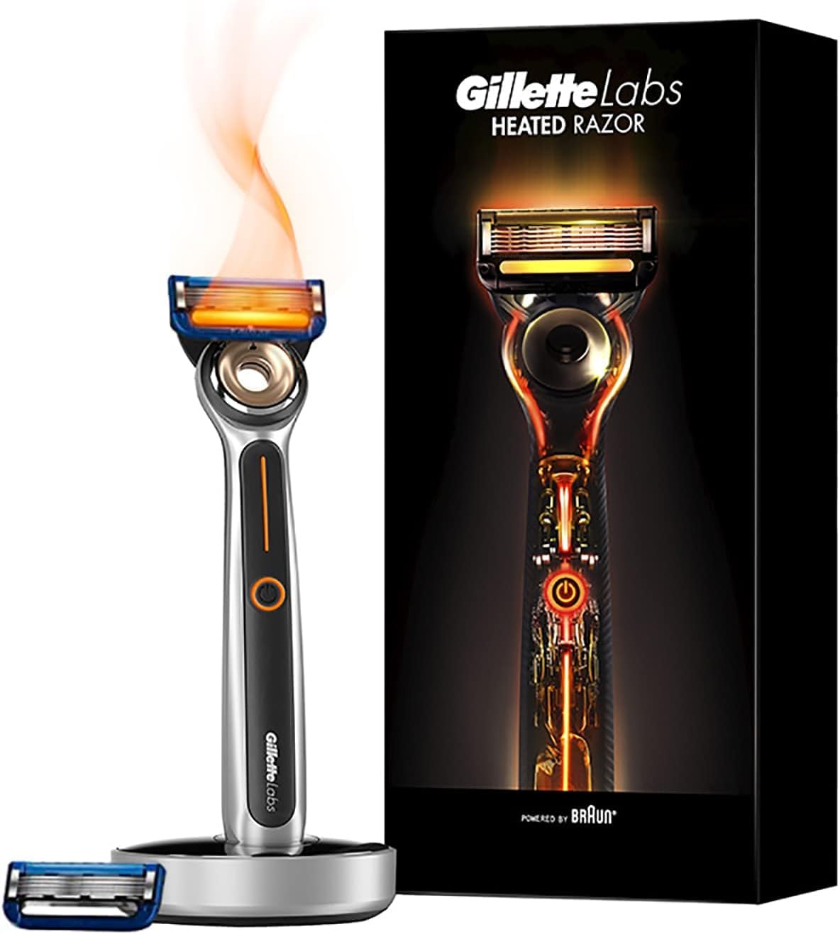 Amazon.co.jp: ジレット Gillette Labs ヒーテッドレーザー 髭剃り