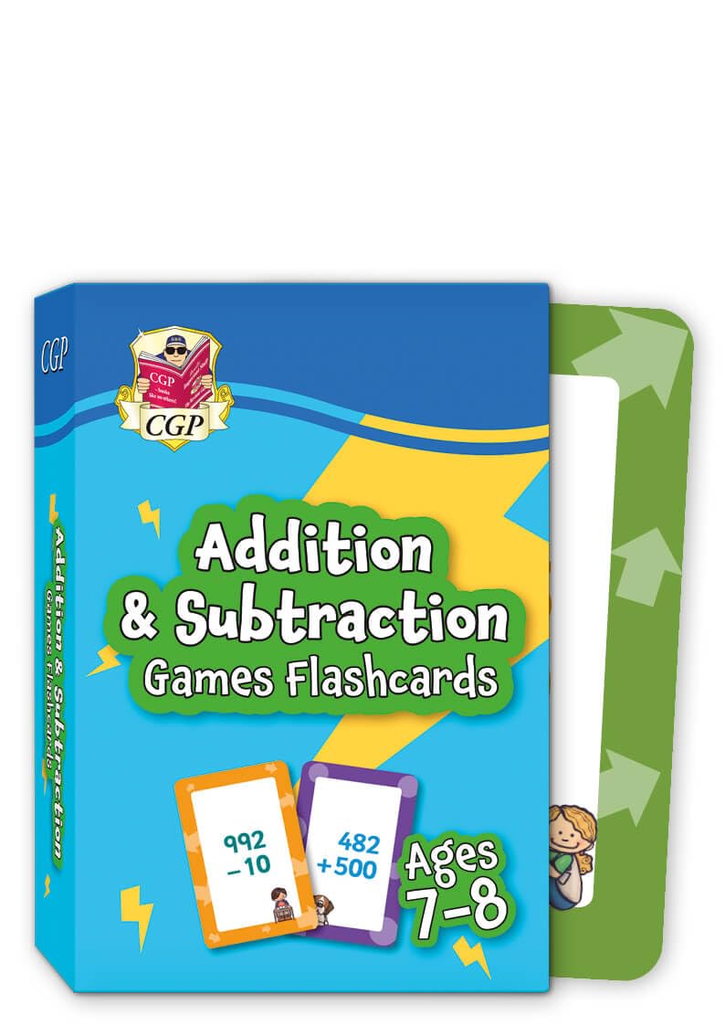 Addition & Subtraction Games Flashcards for Ages 7-8 (Year 3) (CGP KS2 Activity Books and Cards)