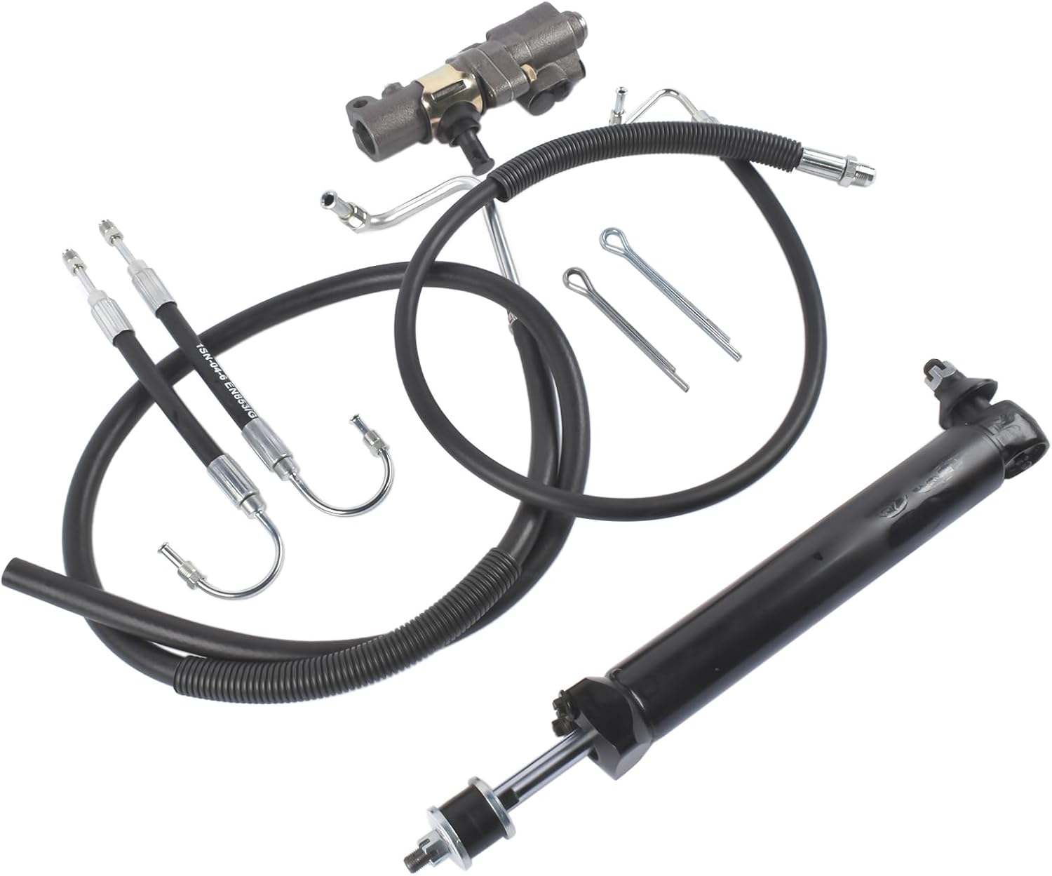 Power Steering Valve Cylinder & Hose Kit for Chevy Bel Air Impala 1960-1964 L6 3.8L V8 4.6L OE PS1A-PSV2-PSHKIT5 for Mechanics & Classic Car Owners