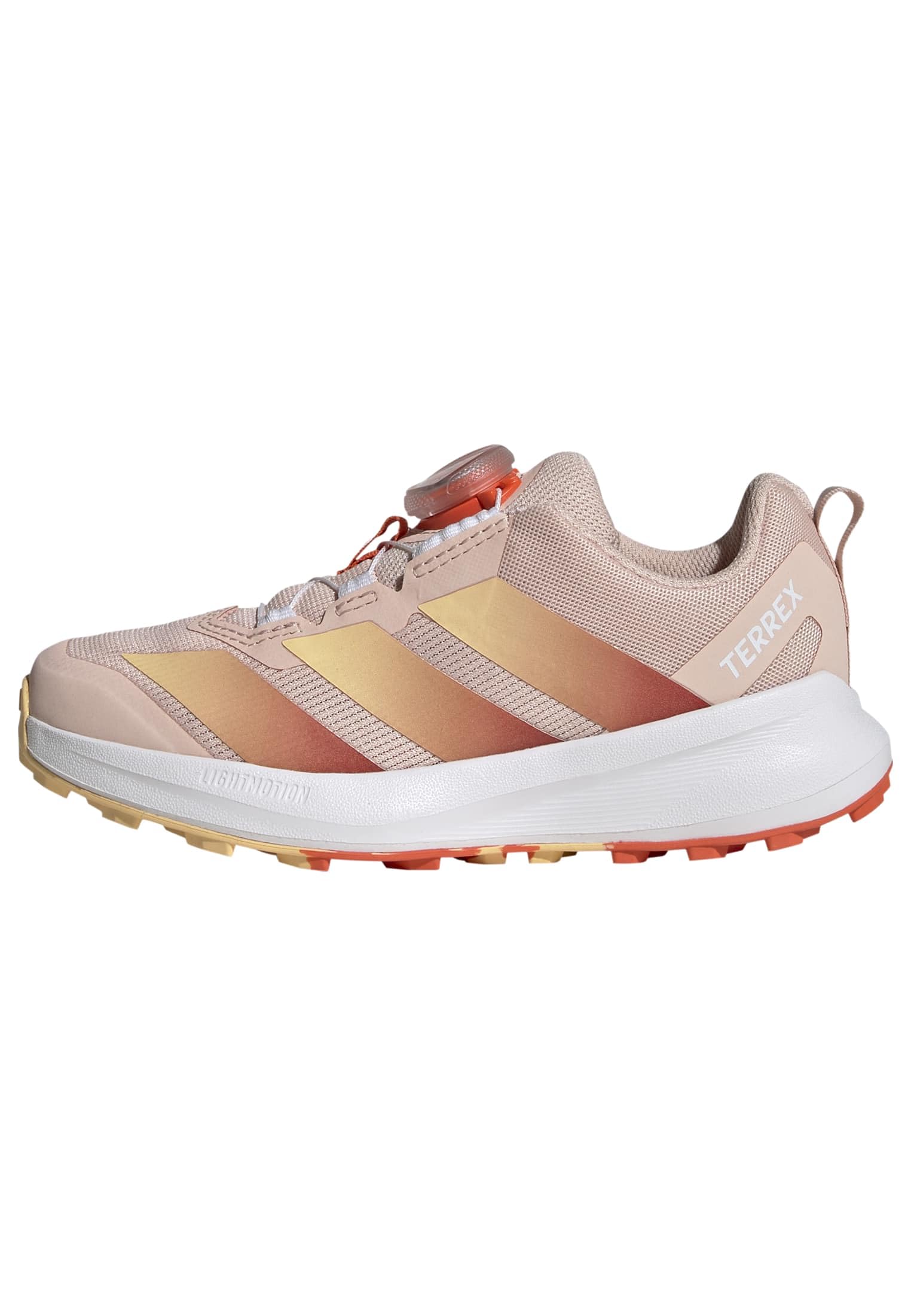 adidas Unisex Kids Terrex Agravic BOA Trail Running Shoes Kids, semi Impact Orange/Blush Pink/Ice Tangerine, 6 UK