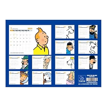 タンタンの冒険　カレンダー　5冊セット Amazon | 【ネコポス投函】[タンタンの冒険] デスクトップ