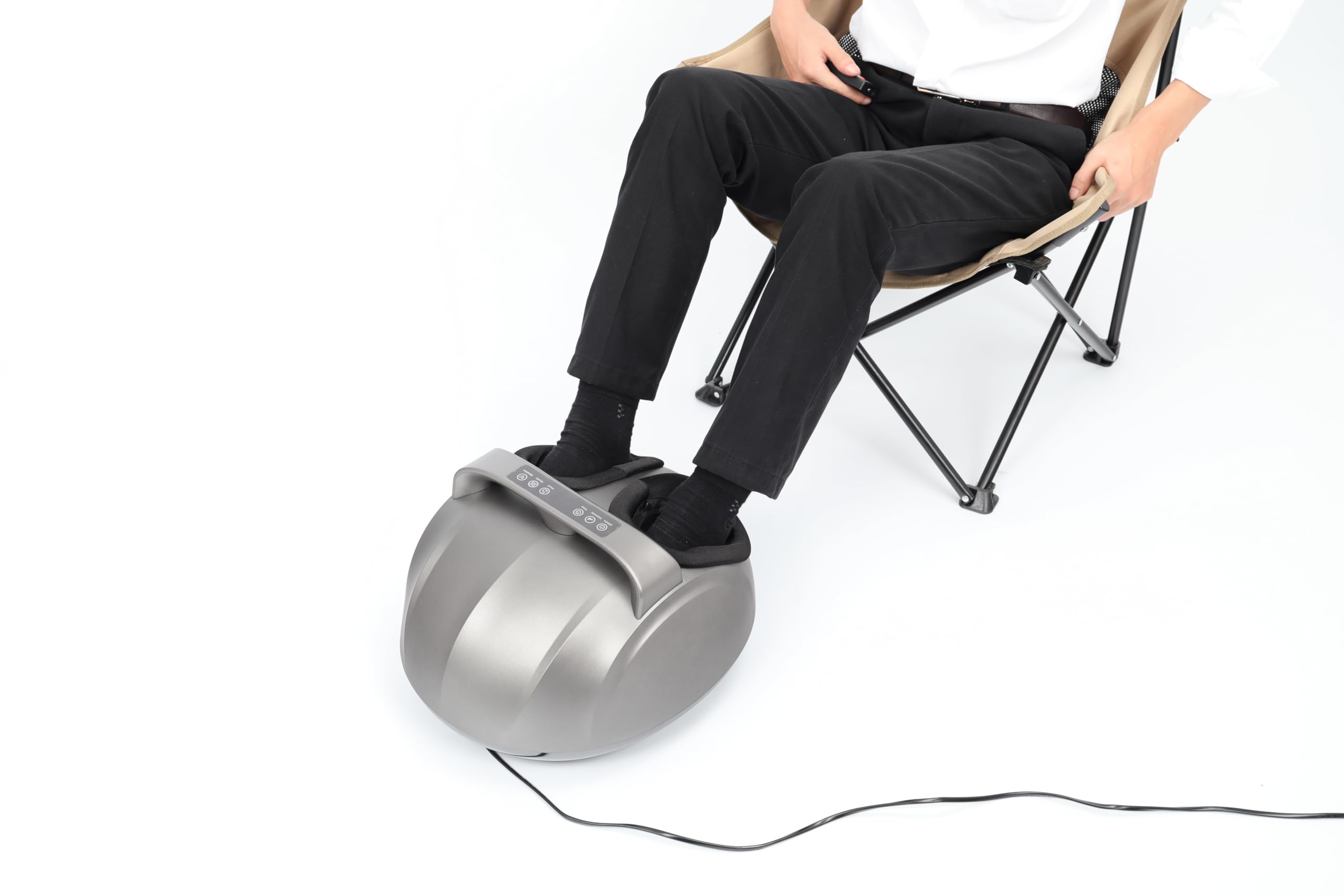 Masajeador de pies 6D con calor, presoterapia de pies, shiatsu, vibración, acupresión, mando a distancia