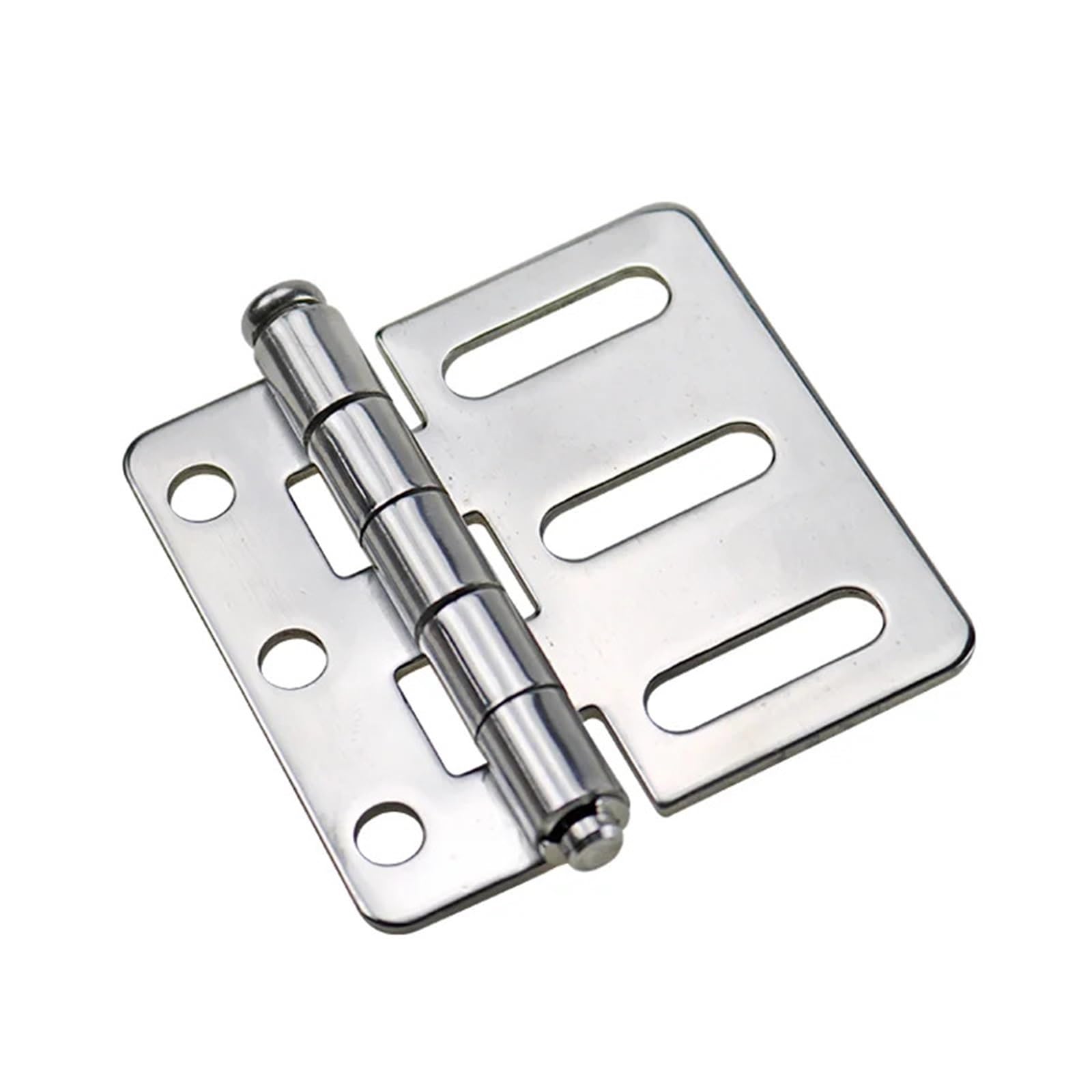 FQJYXWEWL Stainless Steel Asymmetric Waist Hole Linkage Door Hinge Industrial Equipment Cabinet Thickened 1Pcs