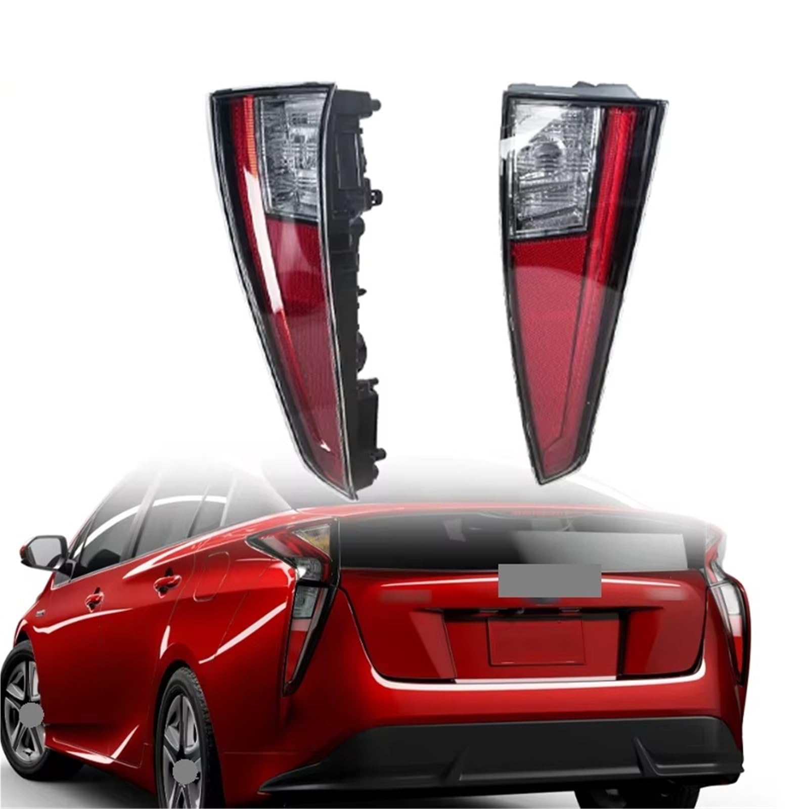 Compatible Con Toyota Para Prius 2016 2017 Luz Trasera Automóvil Estacionamiento Conducción Freno Parada Lámpara Señal Giro OEM:81581-47021 81591-47021(Left and Right)