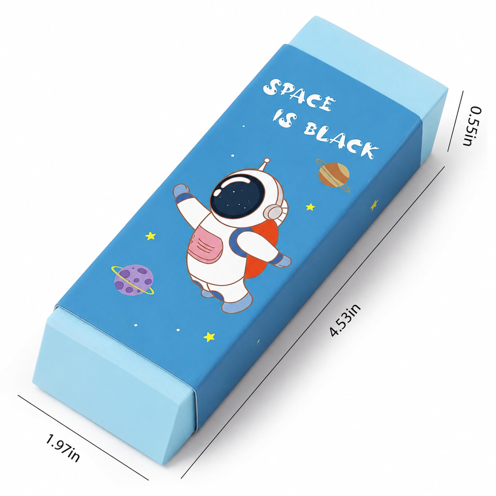 Gomme Jumbo Astronaute, grande gomme à crayon biseautée pour l'école et le