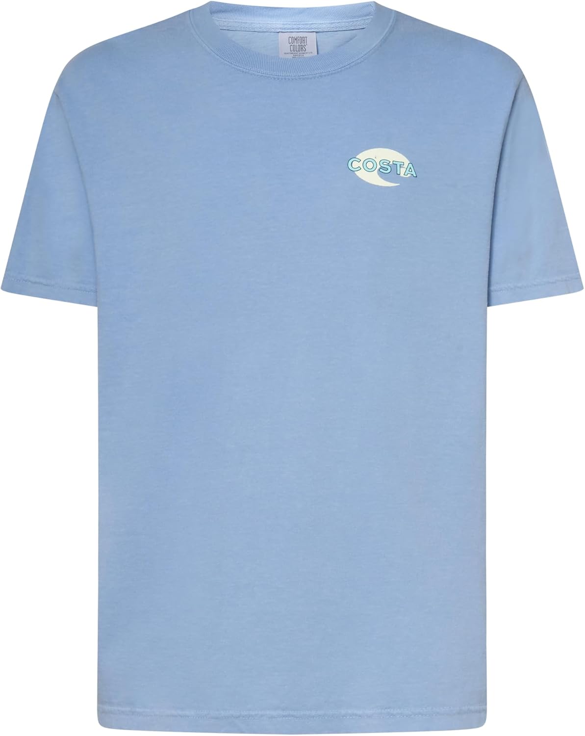 Costa Del Mar Mens Cannery Row Tuna T-Shirt, Washed Denim, X-Large