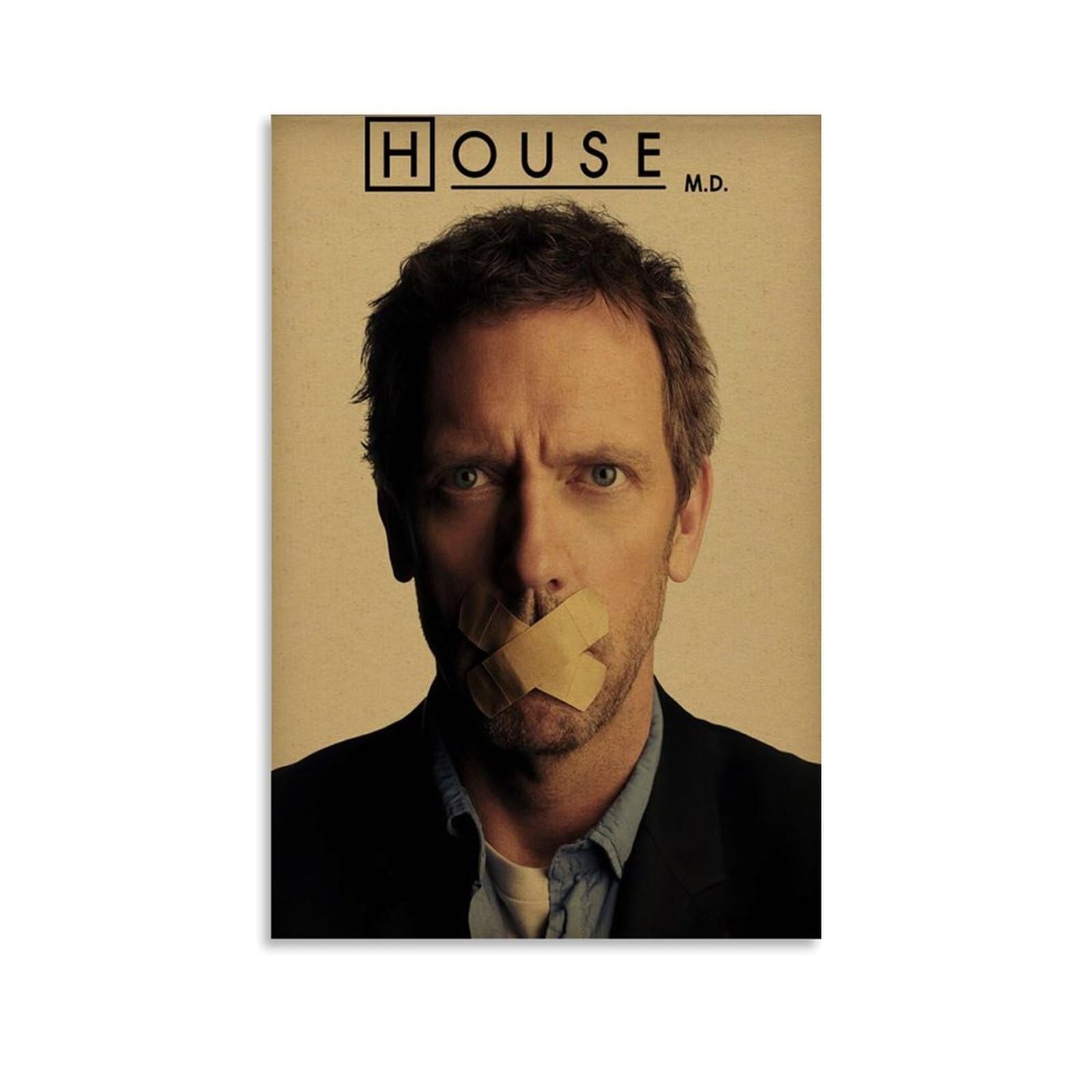 WKCRNJDPY House Poster Classic Tv Series Vintage Posters for Room Aesthetic Canvas Wall Art Bedroom Decor12x18inch(30x45cm)
