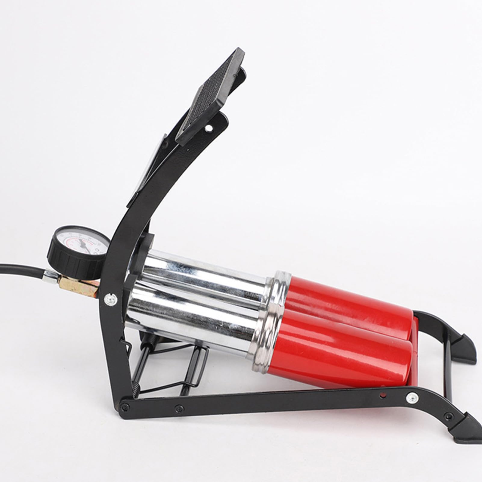 Kleiner Fußpumpe mit Fußpedal für Fahrrad, Hochdruck, Eisen