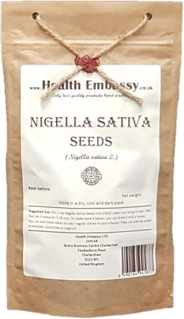 Health Embassy Nigella Sativa seeds - Black seed cumin (100g)