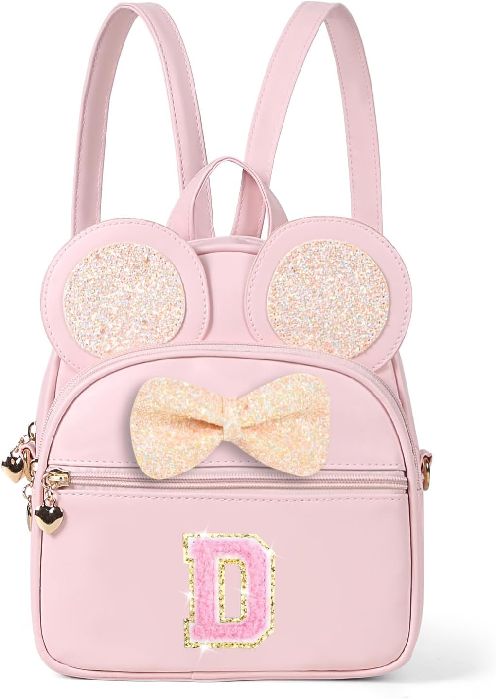 Mini Backpack for Girls Bowknot, Cute Leather Backpack Toddler Purse Birthday Gifts for Kids Girls