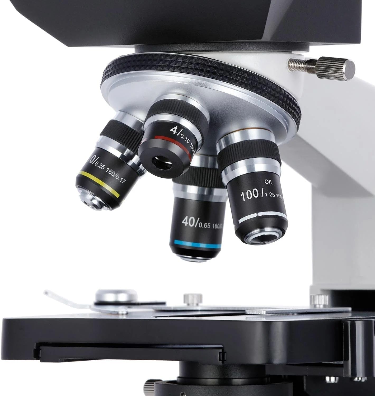 OMAX 40X-2000X Digital Lab Trinocular Compound LED Microscope with 5MP Digital Camera and Double Layer Mechanical Stage