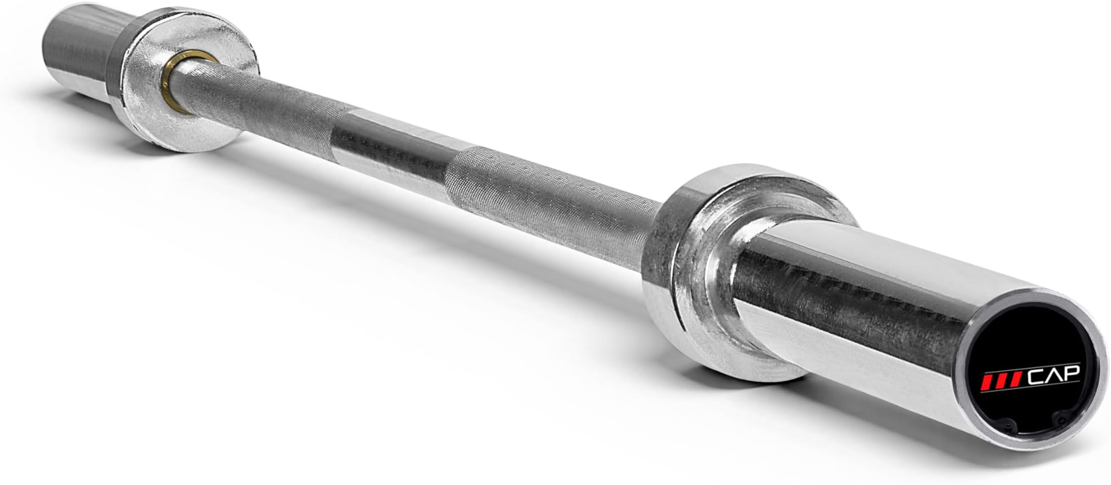 2" Olympic Solid 5 ft Bar, Bronze Bushings, Chrome (New Version)