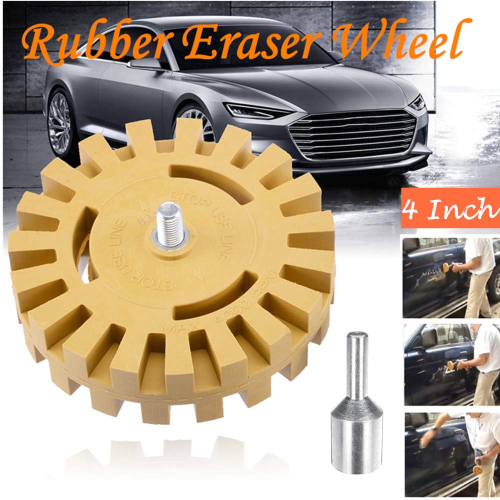 4 Pulgadas 20 MM Decal Eraser Wheel Decal Eraser para el Coche Decal Remover Vinilo Sticker Decal Pinstripe Remoción Herramientas de Pulido