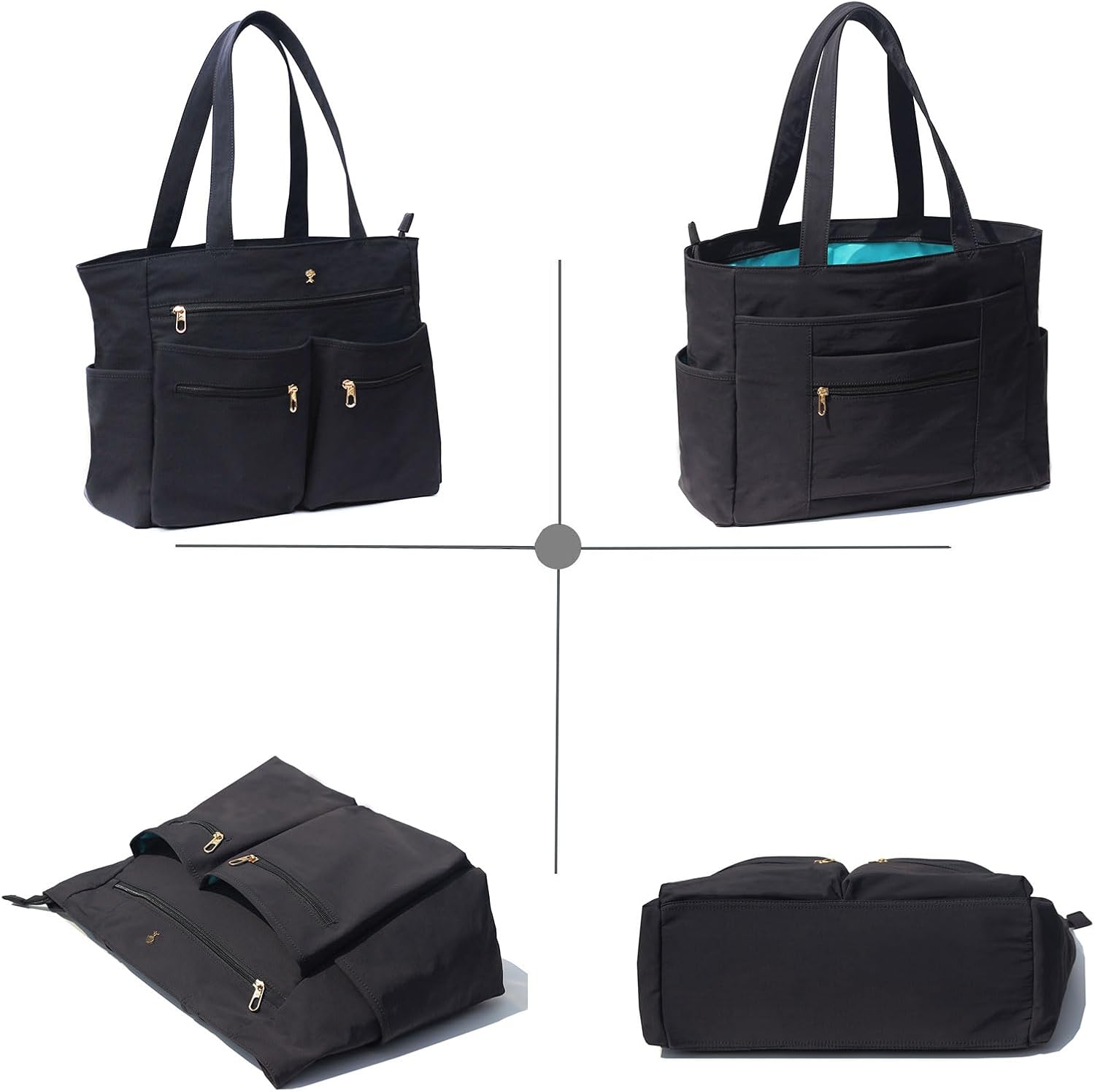 Weekender Bag Carry On Bag Overnight Tote Travel Duffle with 13 Pockets for Travel,Work，Gym,Beach,Teacher,Nurse