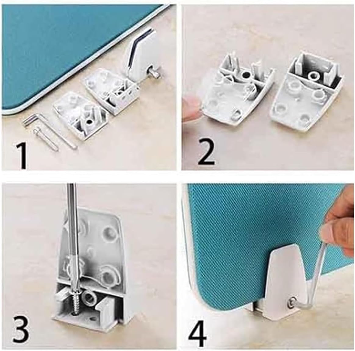 Acoustic Desk Privacy Divider, Freestanding Sound Absorbing Partition Panel with Clips, Office Cubicle Divider for Workspaces, Classrooms, Libraries (Black, 30x60cm)