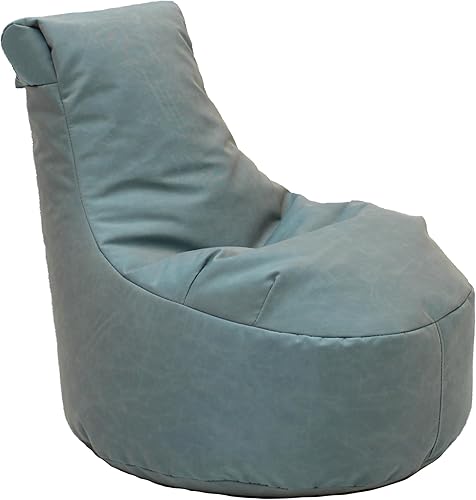 Factory Direct Partners Element Paddle Out 14031-137 - Puf para niños, cómodo asiento flexible relleno de frijoles para interiores y exteriores,