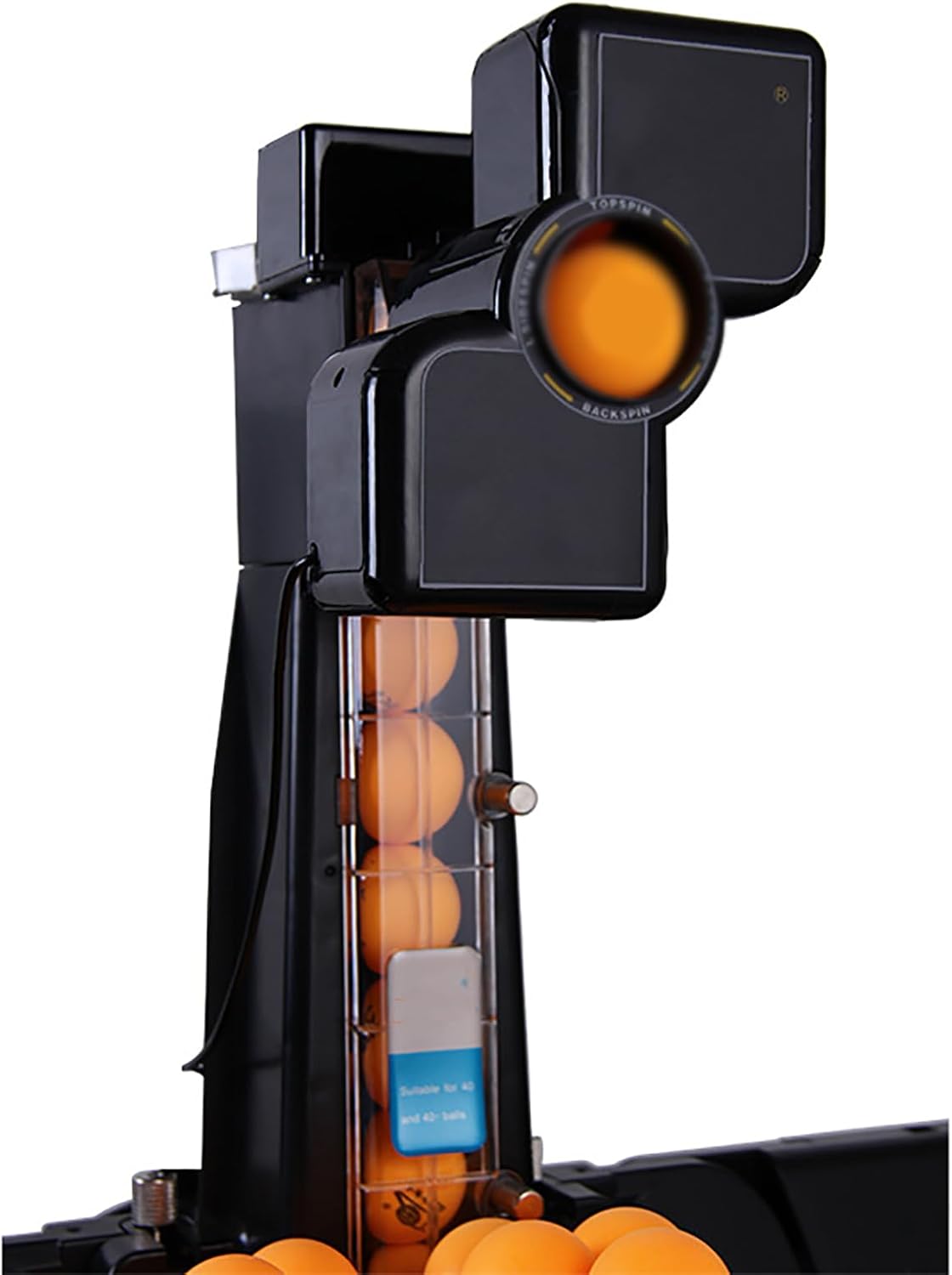 Multifunction Table Tennis Serving Machine, Ping Pong Robot Machine with 9 Different Spin Balls and Ball-Collecting Net for Automatic Ping-Pong Practicing Training