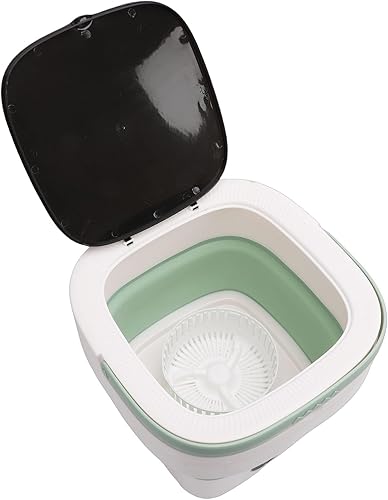 Miniatura 3 de Ymiko 14L Portable Washing Machine, Compact Foldable Mini Washer with Brushless Motor and Dehydrating Basket, for Underwear Socks Baby Clothes Travel