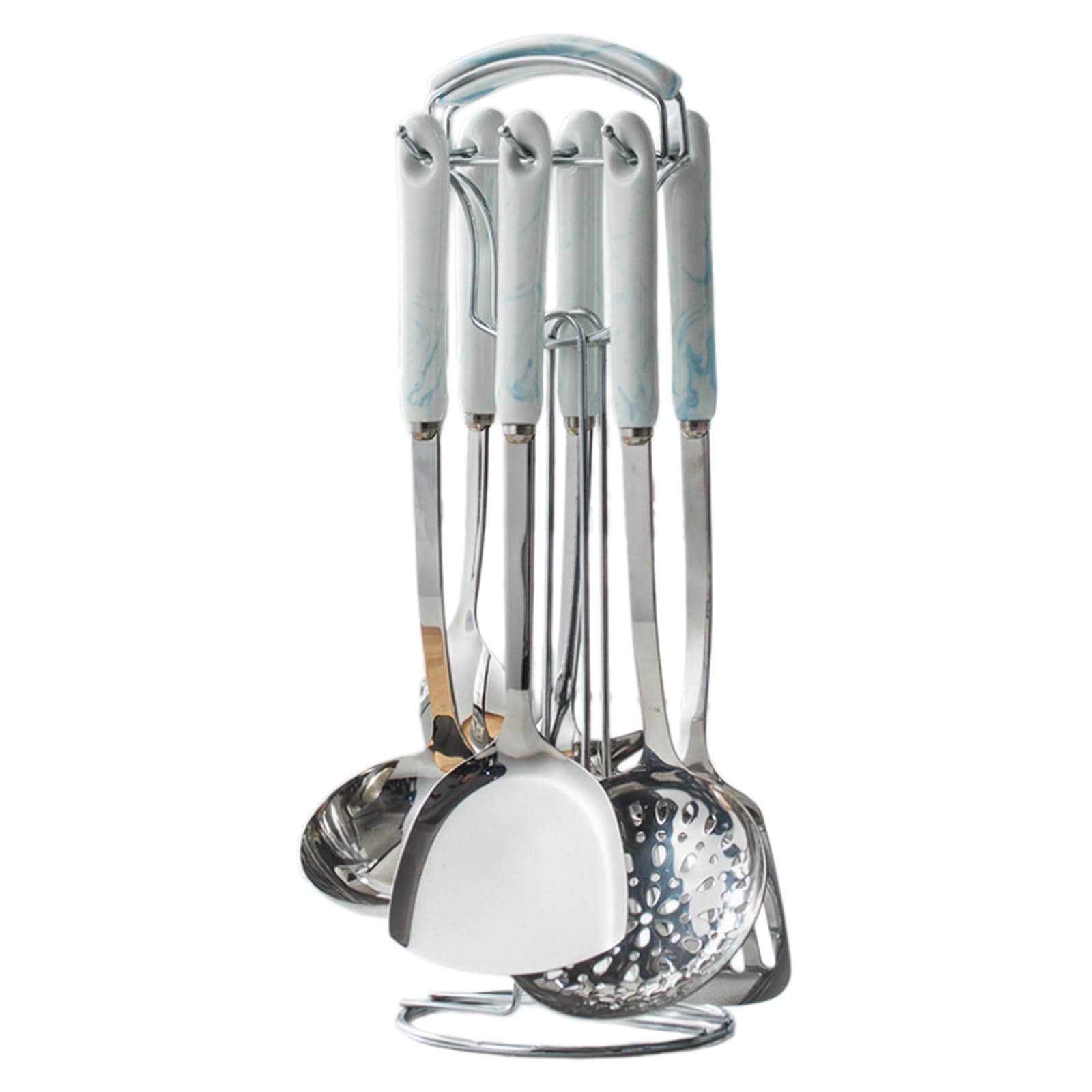 Spatules et louches inox thermorésistantes avec manches isolants en céramique