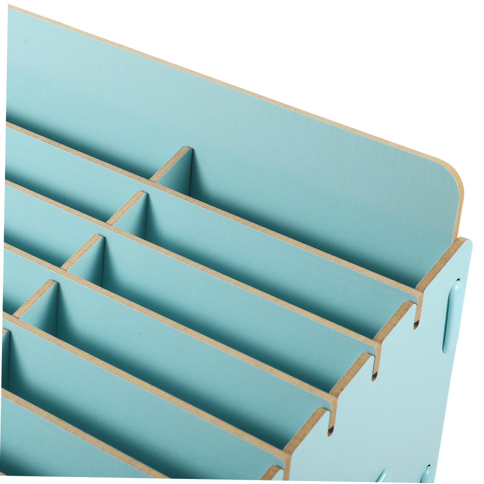 DOITOOL Caja de Almacenamiento de Madera y Múltiples Compartimentos para Gran Capacidad Teléfono Celular para Sala de Estar Oficina