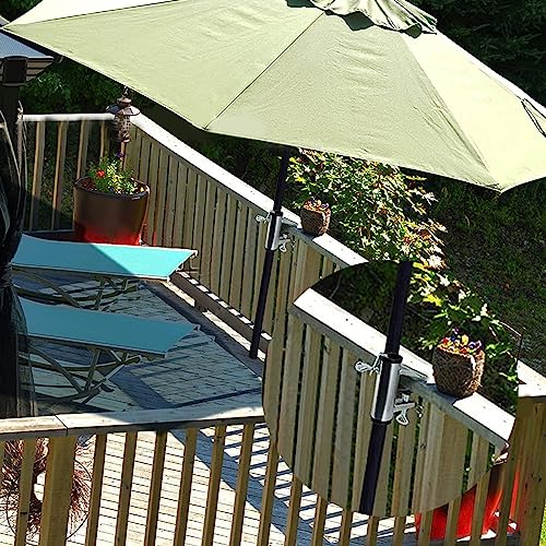 Clip de fixation pour parapluie 38mm, support robuste en acier durable - 3