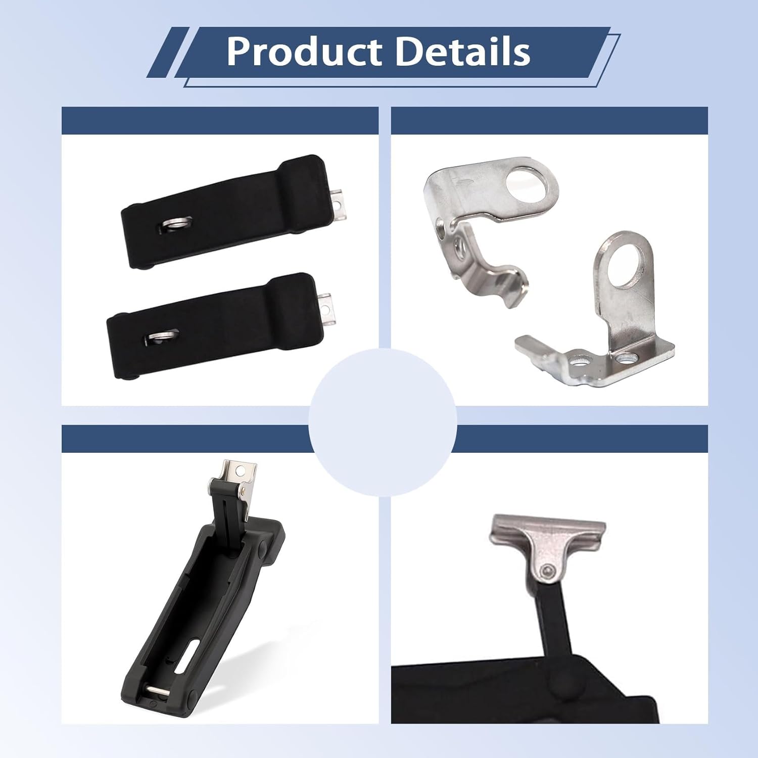 FZJDSD 2Pcs Front Storage Rack Latch Compatible with Polaris Sportsman 500 550 800 850 1000 Boat Compartment Cargo Box Rubber 2877447 7081927
