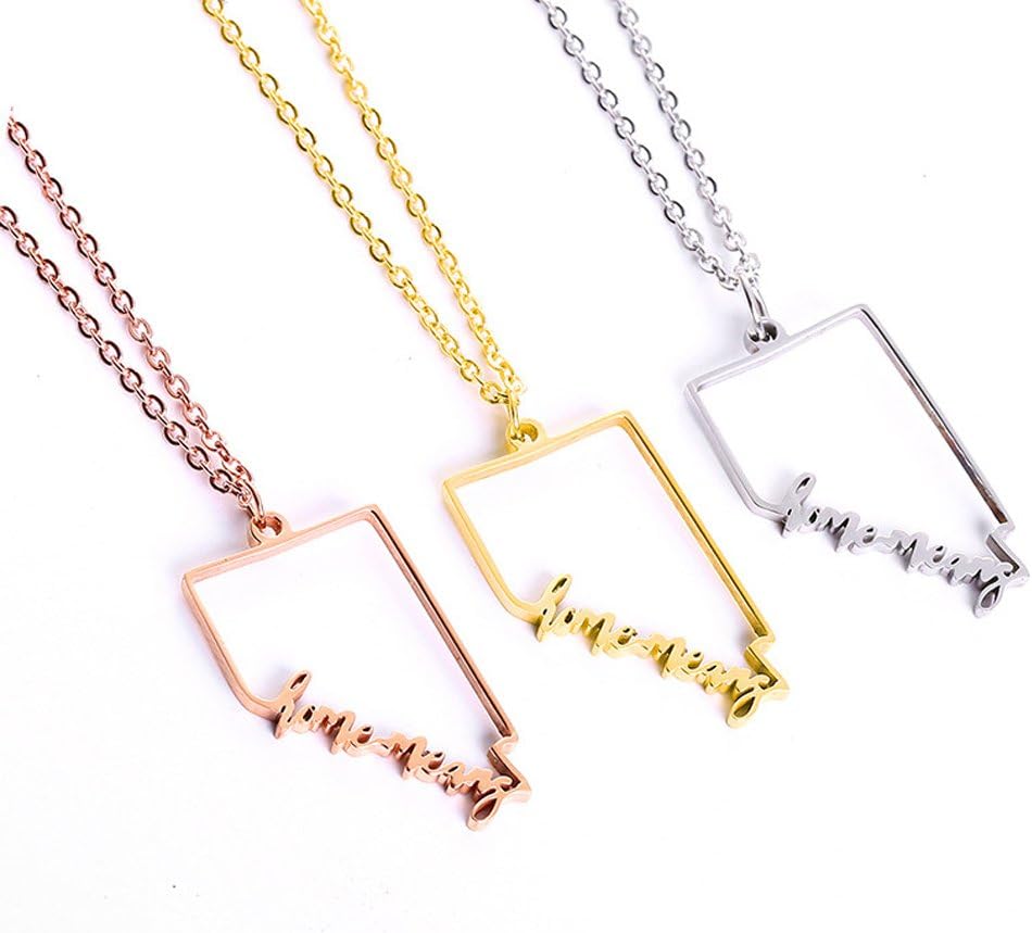 AOCHEE Nevada State Necklace NV Pendant Home State Necklace 18'' - Image 3