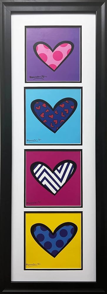 Amazon.com: Romero Britto For (Four) Love Newly Custom