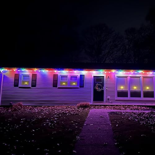 Miniatura 7 de NIOSTA Paquete de 25 bombillas de repuesto G40 multicolor opacas, filamento incandescente de 5 W y base de candelabro E12, bombilla decorativa de