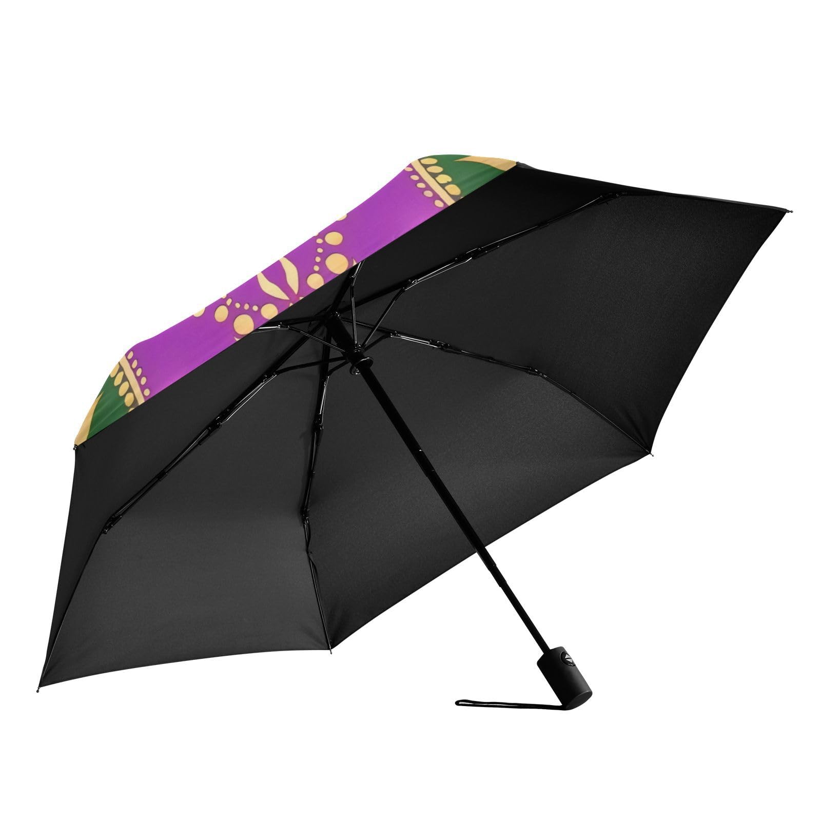 EtherSpher Purple Green Mystery Boho umbrella automatic 39 Inch Wind Resistant auto open close Umbrella For Golf for special designed and strong Outdoor Defence Accessories sombrilla de