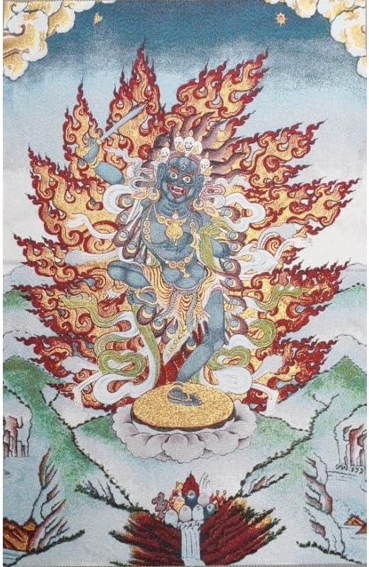 Fengshui - Tapiz de seda para colgar en la pared, diseño tibetano Thangka, Vajrayogini, Vajravarahi, Tangka, yoga, budista, para colgar en la pared,