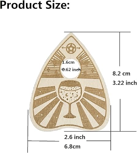 Miniatura 4 de TUFAFI 4 piezas de soporte de madera de esfera de cristal, soporte de bola de cristal de madera con forma de corazón para esfera de 30 a 5.906 in,