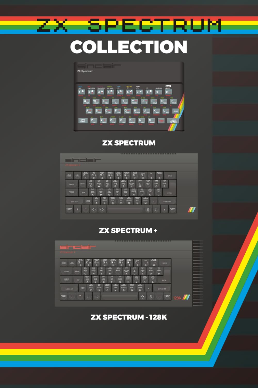 メモリー BOOKS ZX Spectrum Retro Notebook: 120 Pages • Classic ZX Spectrum