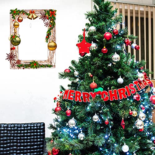 Cabilock Grapevine Wreaths Vine Branch Wreath Christmas Rattan Wreath Garland Wreath Base For Crafts Door Decoration #TOP5