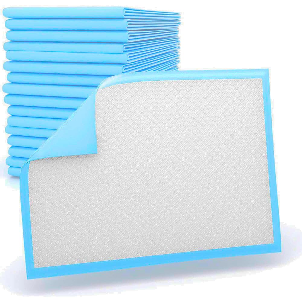 40 Pcs High Absorbency Disposable Bed Pads | 60 x 90 cm Incontinence Underpads | Waterproof Mattress Protectors, Leakproof, Soft Surface for Beds, Sofas, Chairs | Ideal for Adults, Kids & Pets