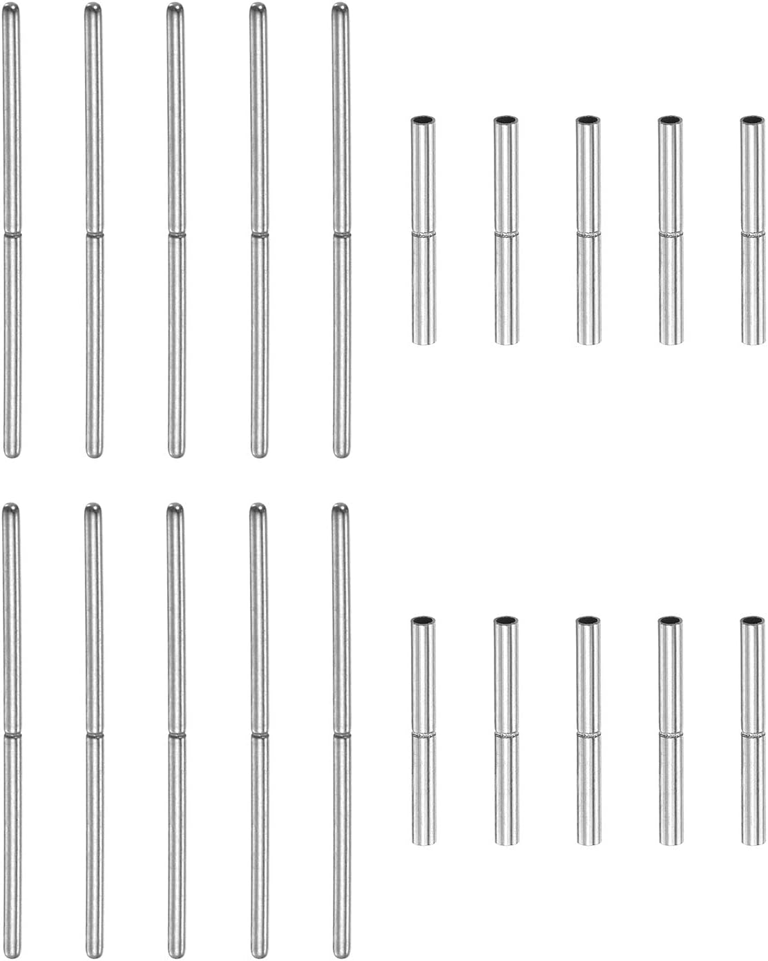 HARFINGTON Watch Strap Tubes Pins, Stainless Steel Connecting Shaft for Watch Band