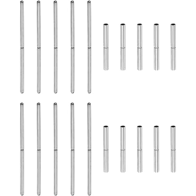 HARFINGTON Watch Strap Tubes Pins, Stainless Steel Connecting Shaft for Watch Band