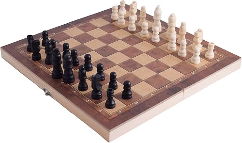 Travel Chess & Backgammon & Checkers Set