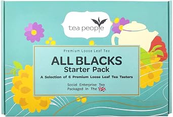 Tea People All Blacks, Starter Pack Containing Sachets Of 6 Of Our Finest Loose Leaf Black Teas