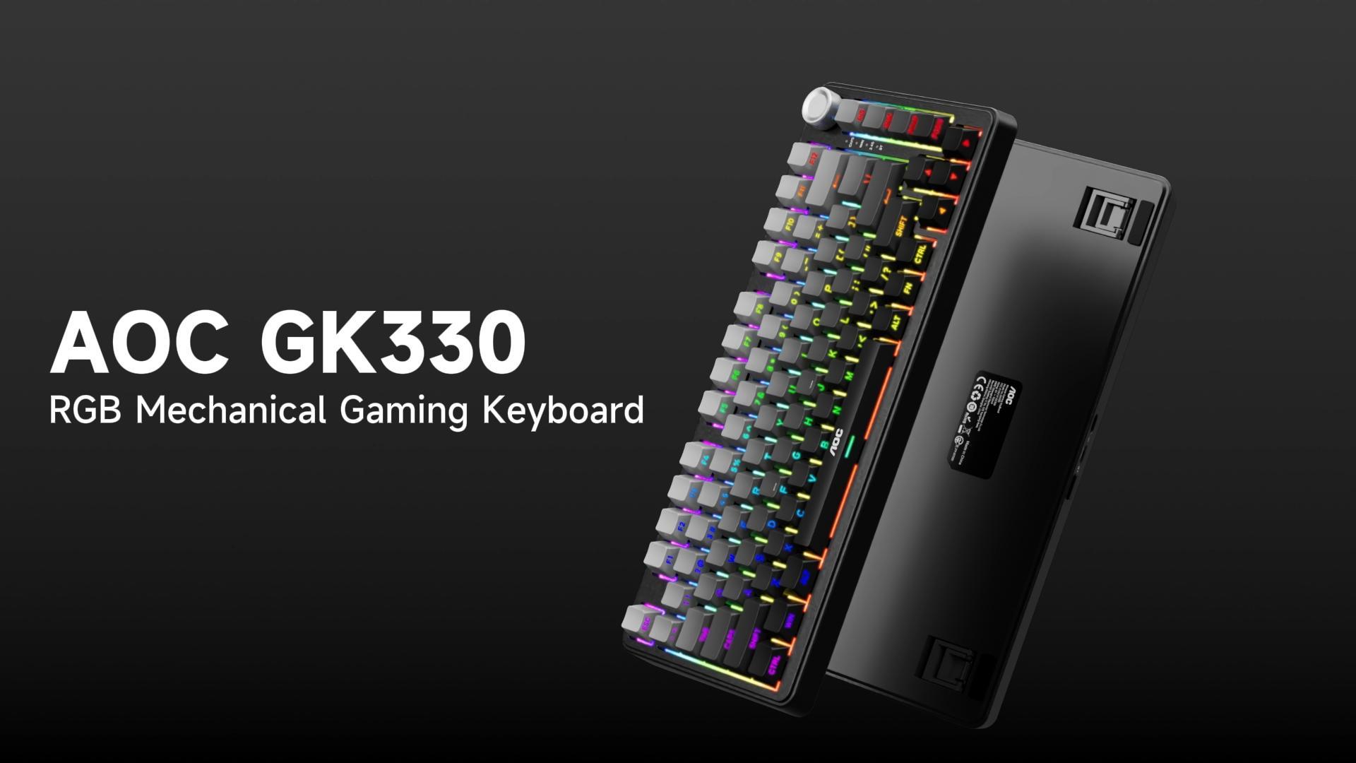 GK330 ゲーミングキーボード ワイヤレス3WAY接続 Mac/Win 40 Amazon.com: AOC GK330 Gaming Keyboard, Hot Swappable Wireless