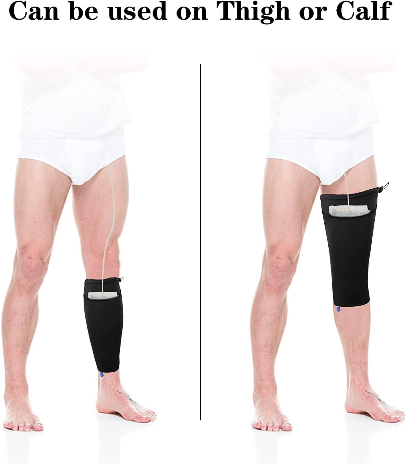 Sacchetto per catetere per gambe, tasca per sacchetto catetere, copertura per supporto sacchetto urina, manica per catetere, fodero per sacchetto catetere, fodero Foley per sacchetto urina per