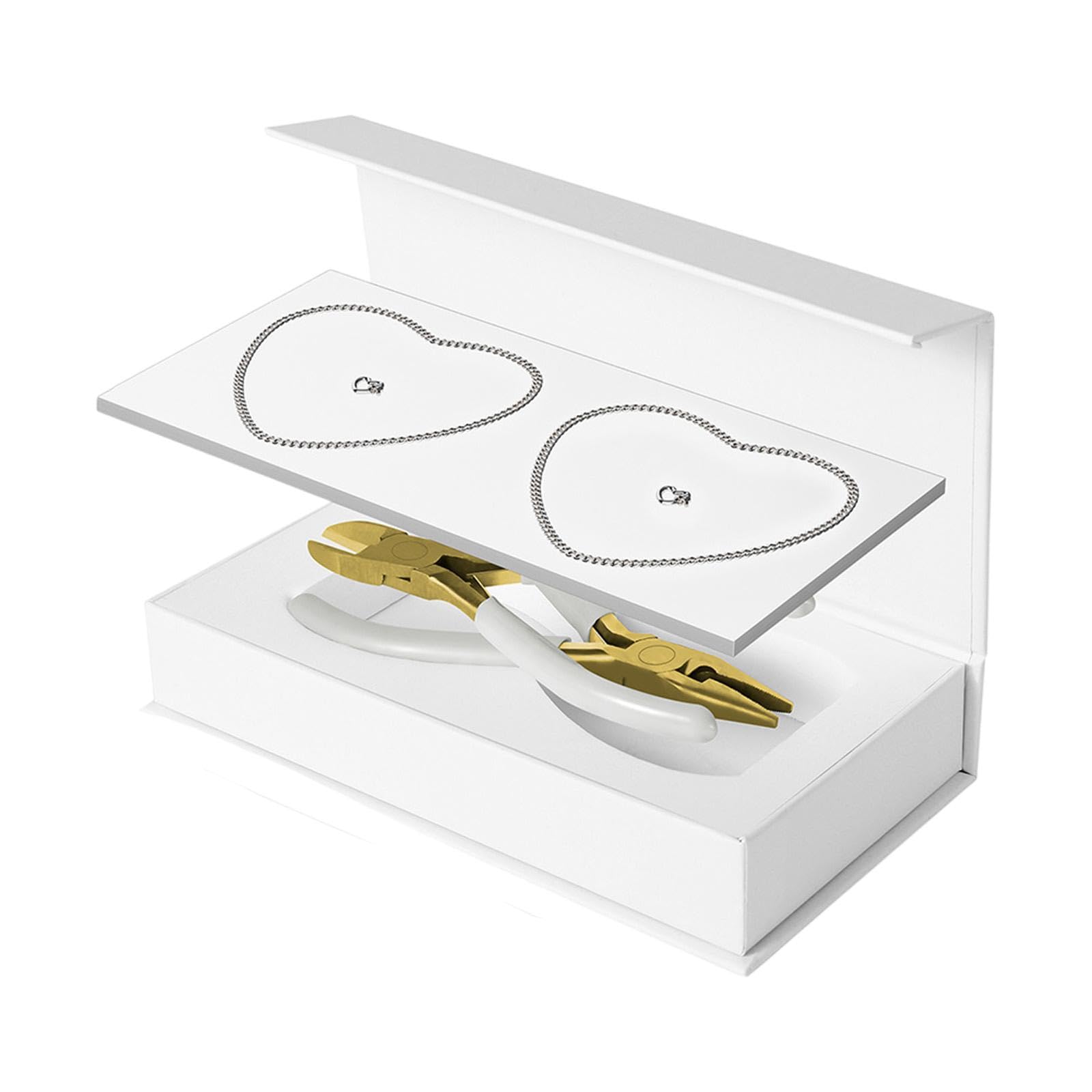 Perfeclan Permanentes Armband-Set, Geschenke für Paare, leichtes Armband-Herstellungs-Set, Schmuck, für Valentinstag, Hochzeit, Strand, Geburtstag